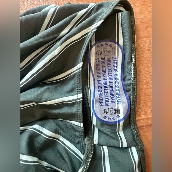 Zara One Piece Striped Bathing Suit Size Medium - Picture 5 of 7